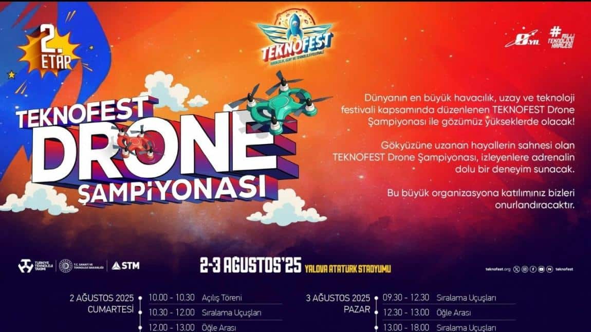 TEKNOFEST DRONE YARIŞMASI YALOVA'DA