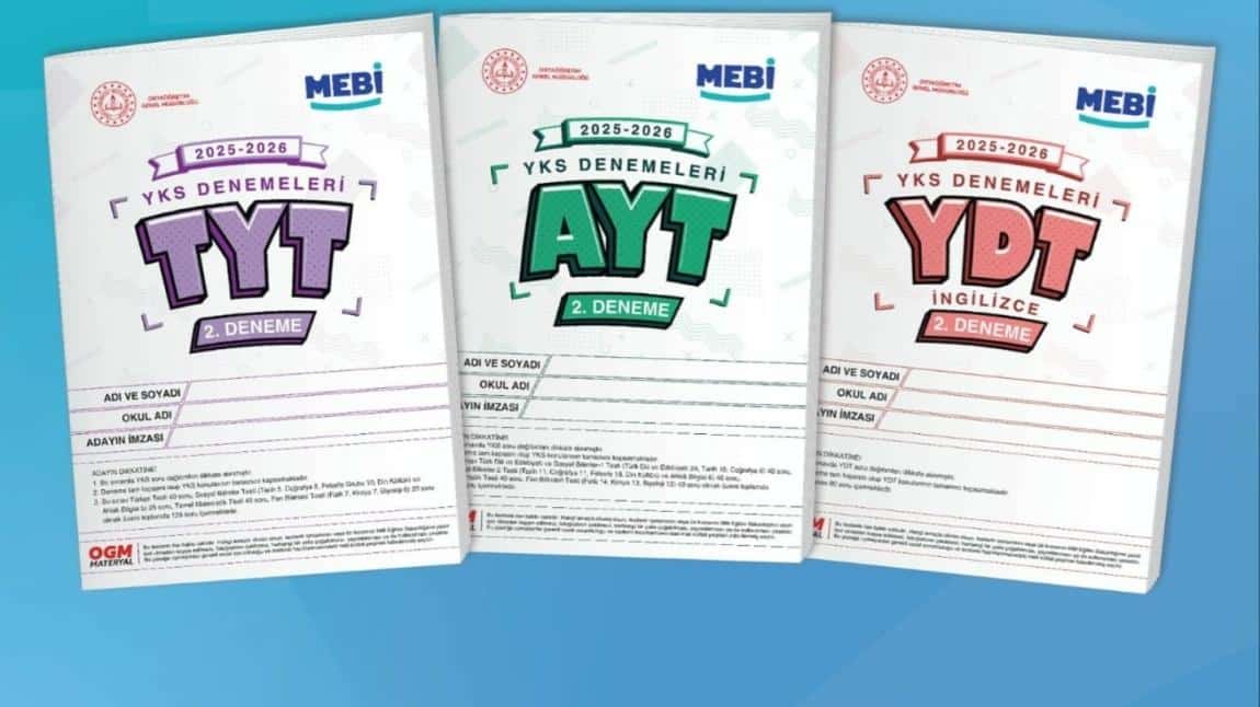  Türkiye Geneli MEBİ YKS Denemesi Başlıyor!